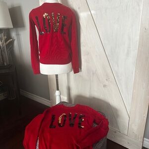 Joe Fresh Christmas Holiday LOVE sweaters